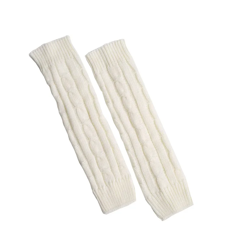 1 пара профессиональные Антифрикционные женские носки для йоги осенне-зимний акриловый крючком гетры дышащие антифрикционные сапоги с манжетами - Цвет: White