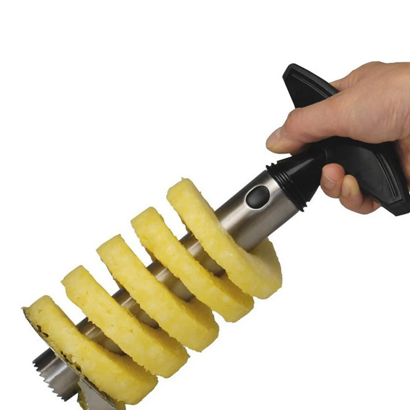 

Pineapple Peeler Stainless Steel With ABS Handle Fruit Knife Cutter Corer Slicer Household Kitchen Tools