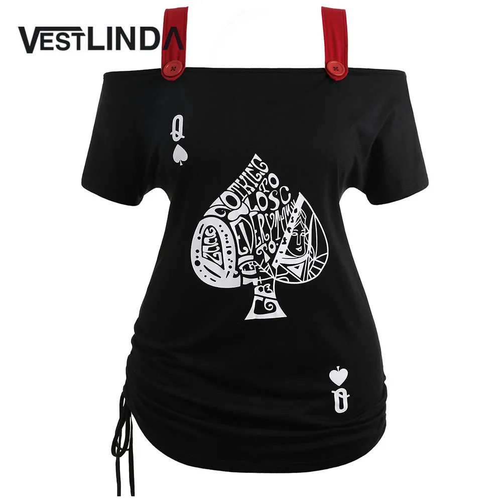 VESTLINDA женская футболка с квадратным вырезом и короткими рукавами черная размера