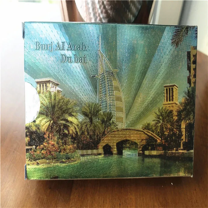 Burj AI Arab Dubai Trademark Poker Card 24K Gold Playing CardsGold