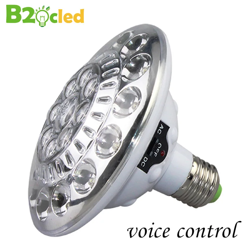 Originality UFO Sound Sensor lights 220V AC/DC 22leds LED bulbs