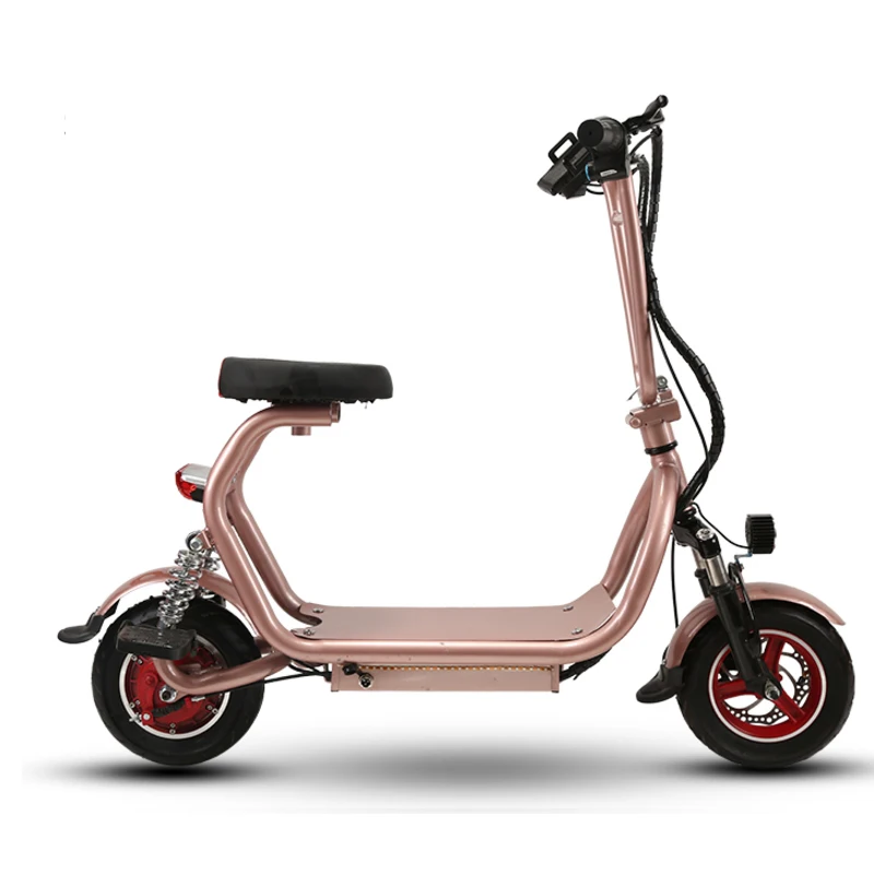 Excellent 48V 12A 18A Harley electric scooter small scooter wide tire motorcycle two-seat moped A variety of styles 6