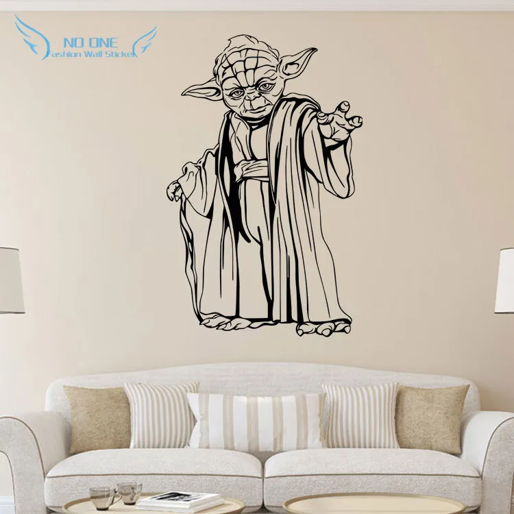 

STAR WARS WALL 7 ART STICKER wall Decal DIY Home Decoration Wall Mural Removable Bedroom Sticker 58x90cm
