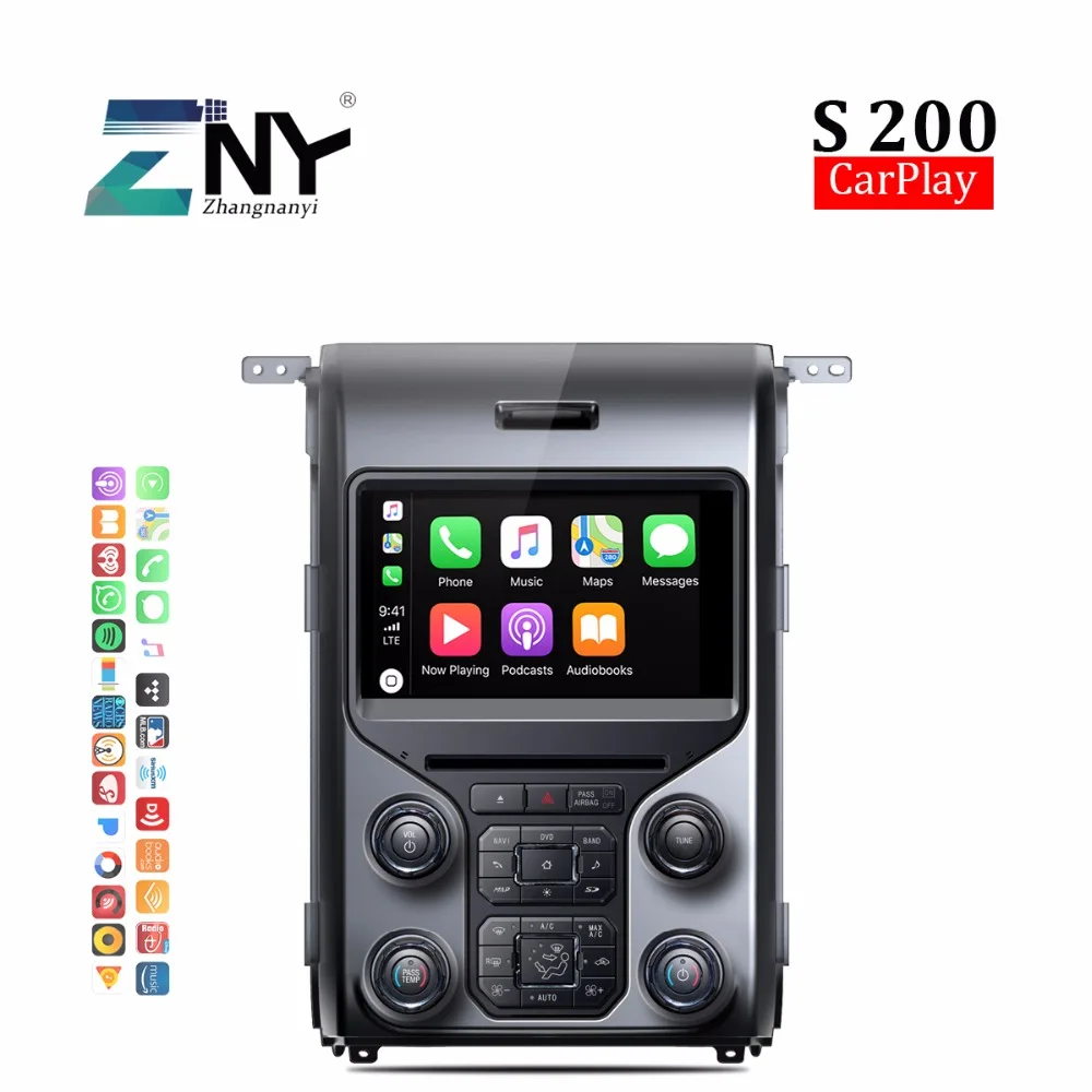 8 &quotAndroid 0 автомобильный DVD для Ford F150 2013 2014 2015 в тире Авто Радио FM RDS Аудио Видео gps