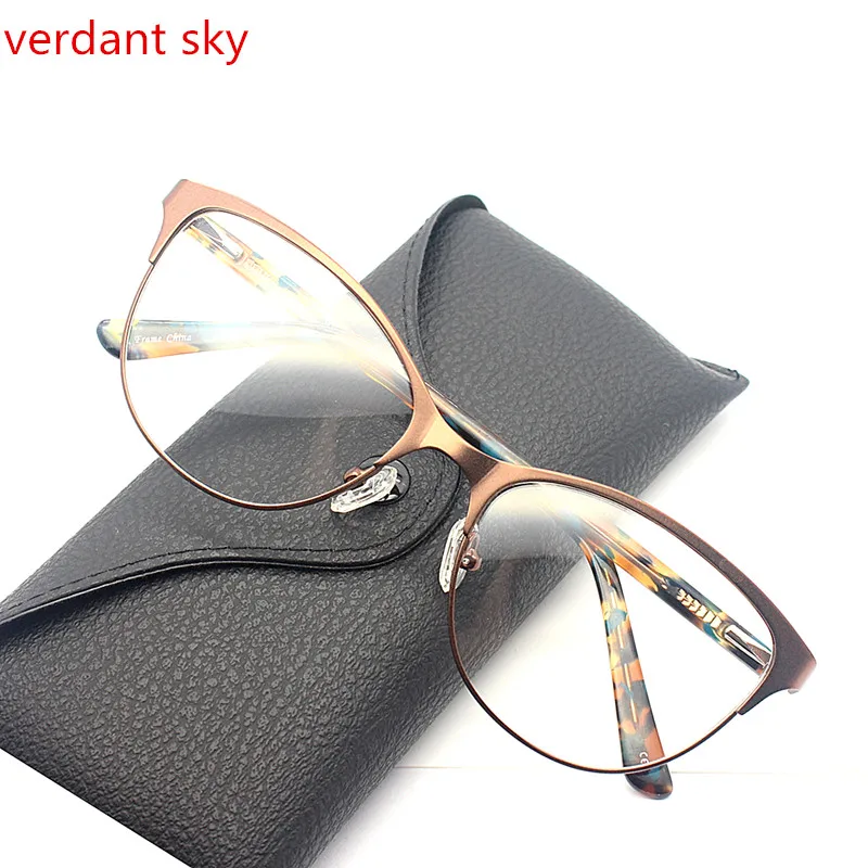 

Titanium Alloy Glasses Frame Men Ultralight Women Vintage Round Prescription Eyeglasses Retro Optical Frame Screwless Eyewear