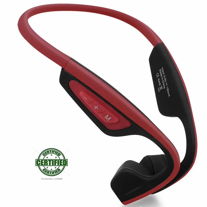 Новейшая Беспроводная Bluetooth гарнитура с костной проводимостью