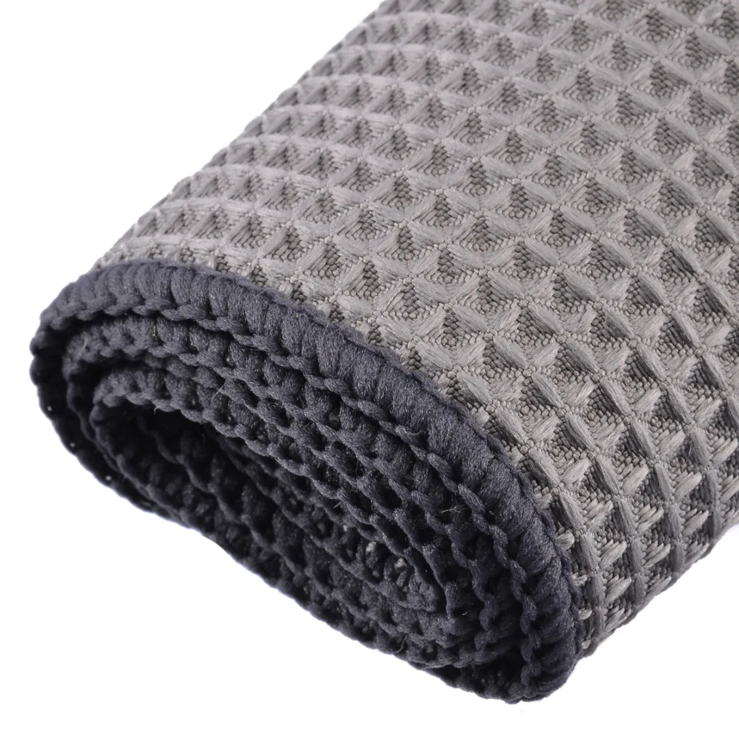 40*40cm Car Wash Towel Microfiber Waffle Pattern Cleaning Towel Soft Car Cleaning Wash Dry Polishing Detail Cloth