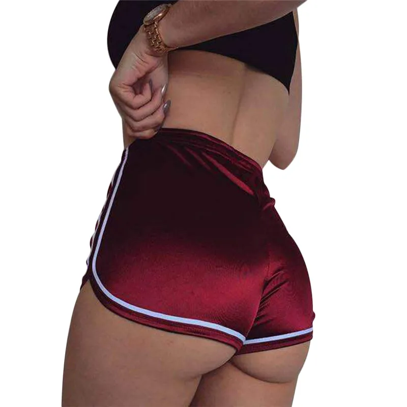 white high waisted booty shorts