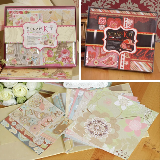 Buy Wedding/New Baby Scrapbook Album DIY Scrapbook Kit