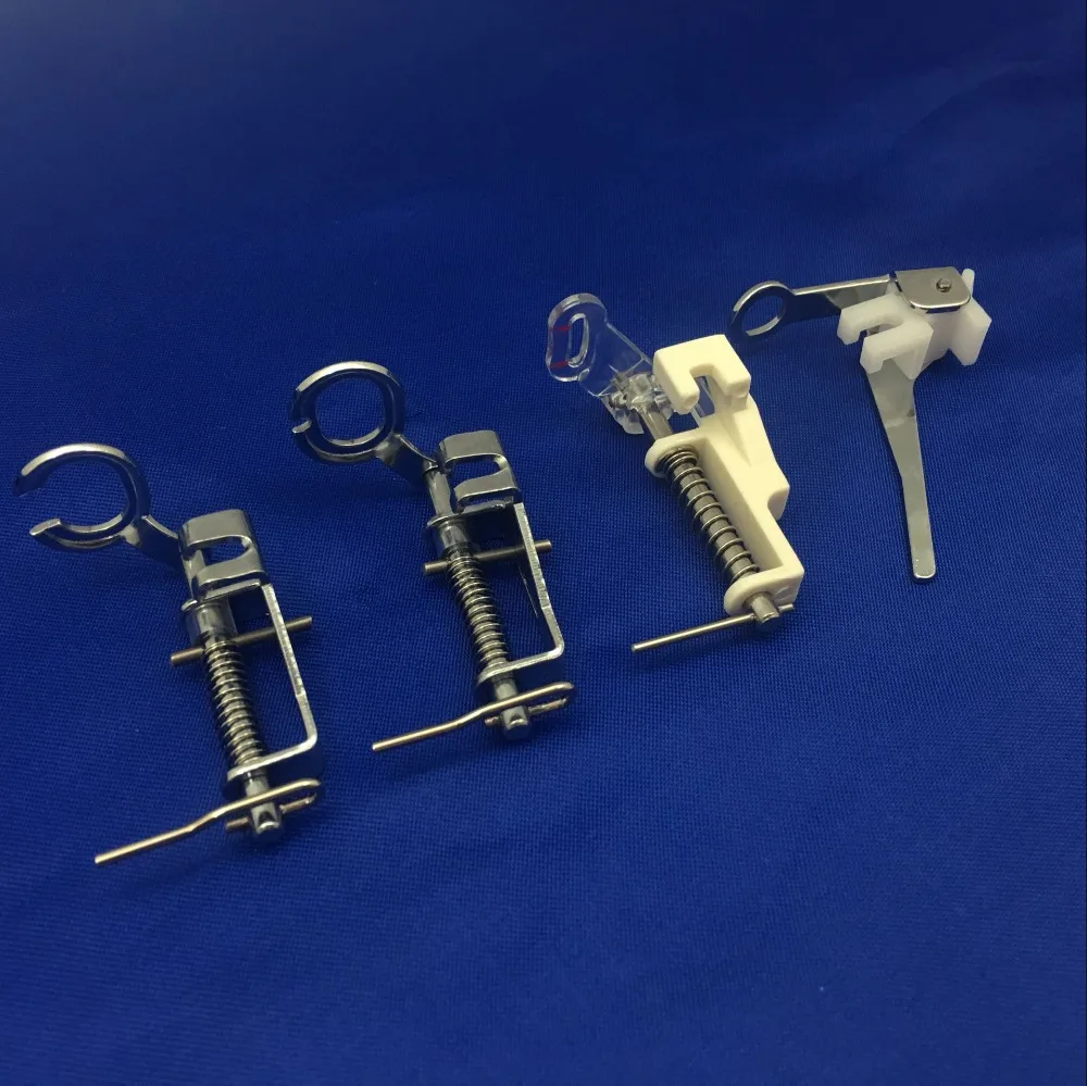 

4Pcs/set Domestic Sewing Machine Parts Presser Foot Close Open Toe Quilting Foot 7YJ179