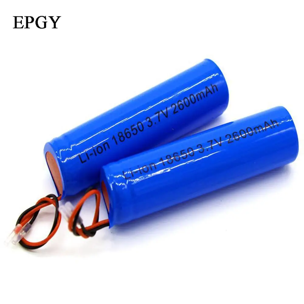 EPGY 18650 литиевая батарея 100% Новый оригинальный 3 7 v 2600 mah аккумуляторная для