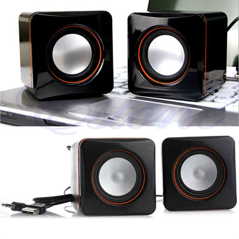 Новый Мини Портативный USB аудио музыкальный плеер динамик для iPhone iPad MP3 ноутбука