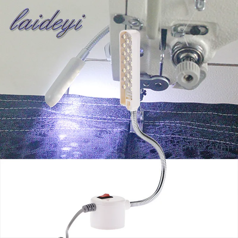 

AC220V-250V Super Bright 20 Leds Sewing Clothing Machine Light EU US Plug Home Working Light Lamp Sewing Machine Accessories