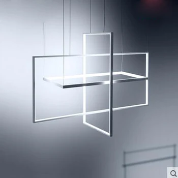 

Creative art geometric chandelier modern minimalist living room bedroom dining room lighting Nordic personality lighting fixture