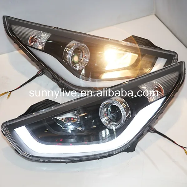 

For Hyundai Tucson IX35 Headlight LED Strip Front light 2009-2013 Year YZ
