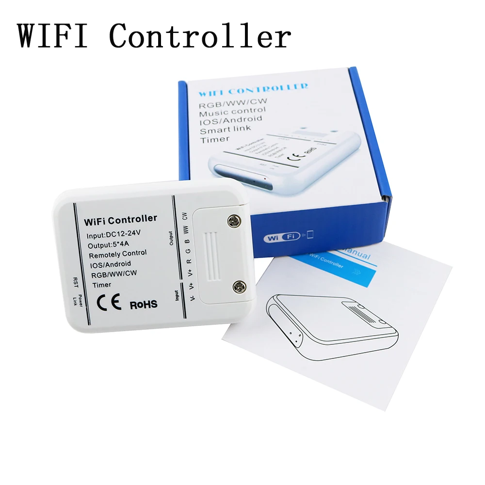 Wi-Fi светодиодный контроллер оригинальный 16 миллионов цветов 5 каналов RGB/WW/CW