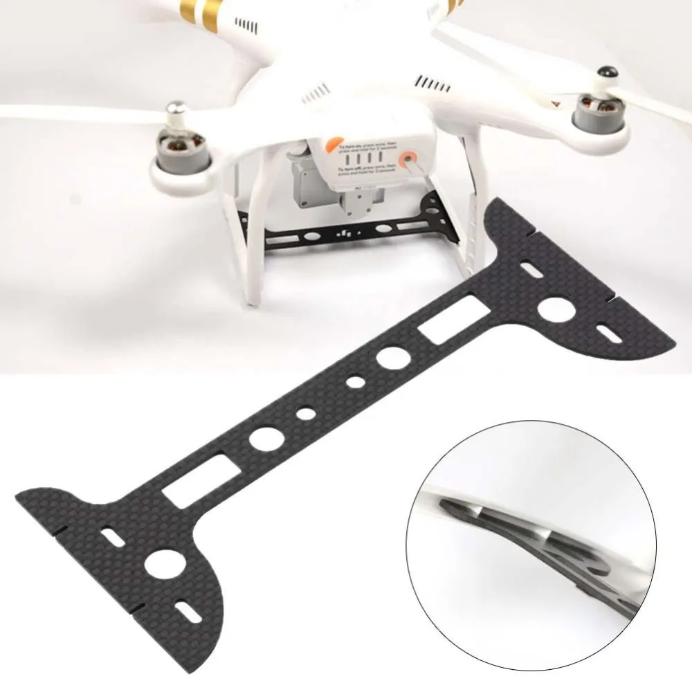 DJI Phantom 3 2 Gimbal Camera Crash Protector Guards Board Plate Carbon Fiber