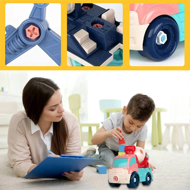 Сделай Сам автомобиль грузовик игрушка украшение DIY интересный новый интерес культивирование безопасный материал Мода пластик интеллект