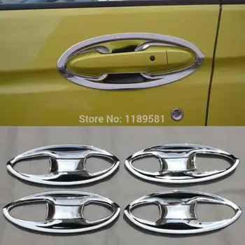 

For Honda Fit Jazz 2014 2015 2016 ABS Chrome Door Bowl Trim