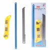 10" 3 In 1 Mini Saw Easy Release Aluminum Saw Hacksaw with Rubber Handle 3