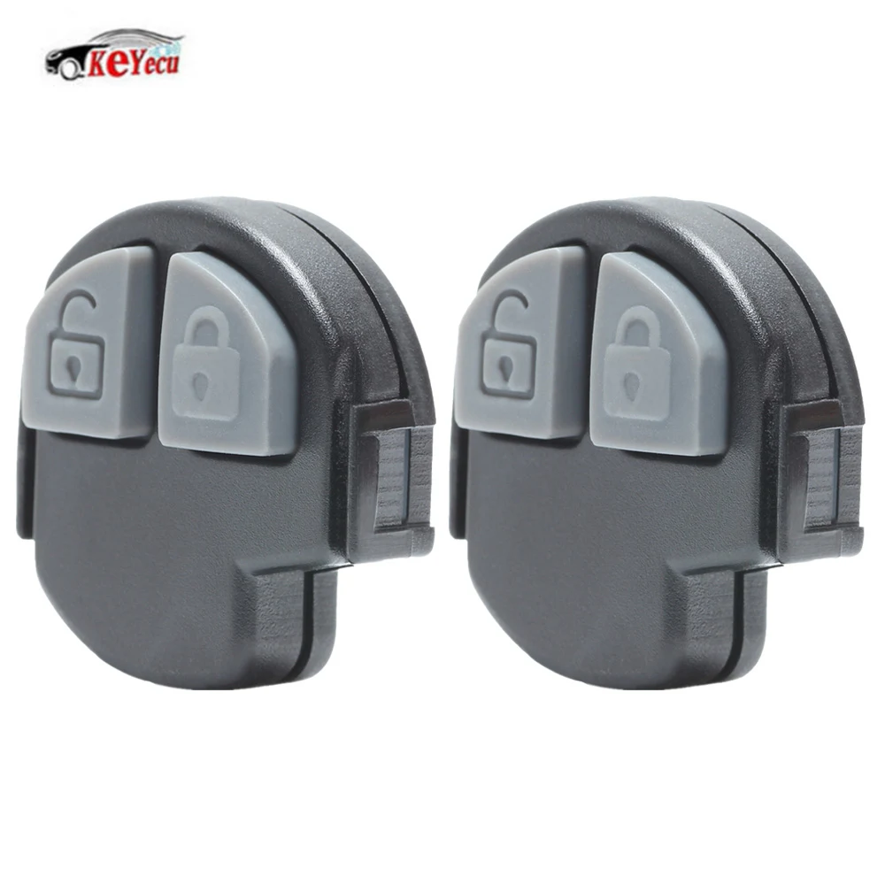 

KEYECU 2 Pcs Keyless Entry Remote Key Board 2 Button 433MHz(4Y-TS002) Fob for Suzuki Swift after 2008