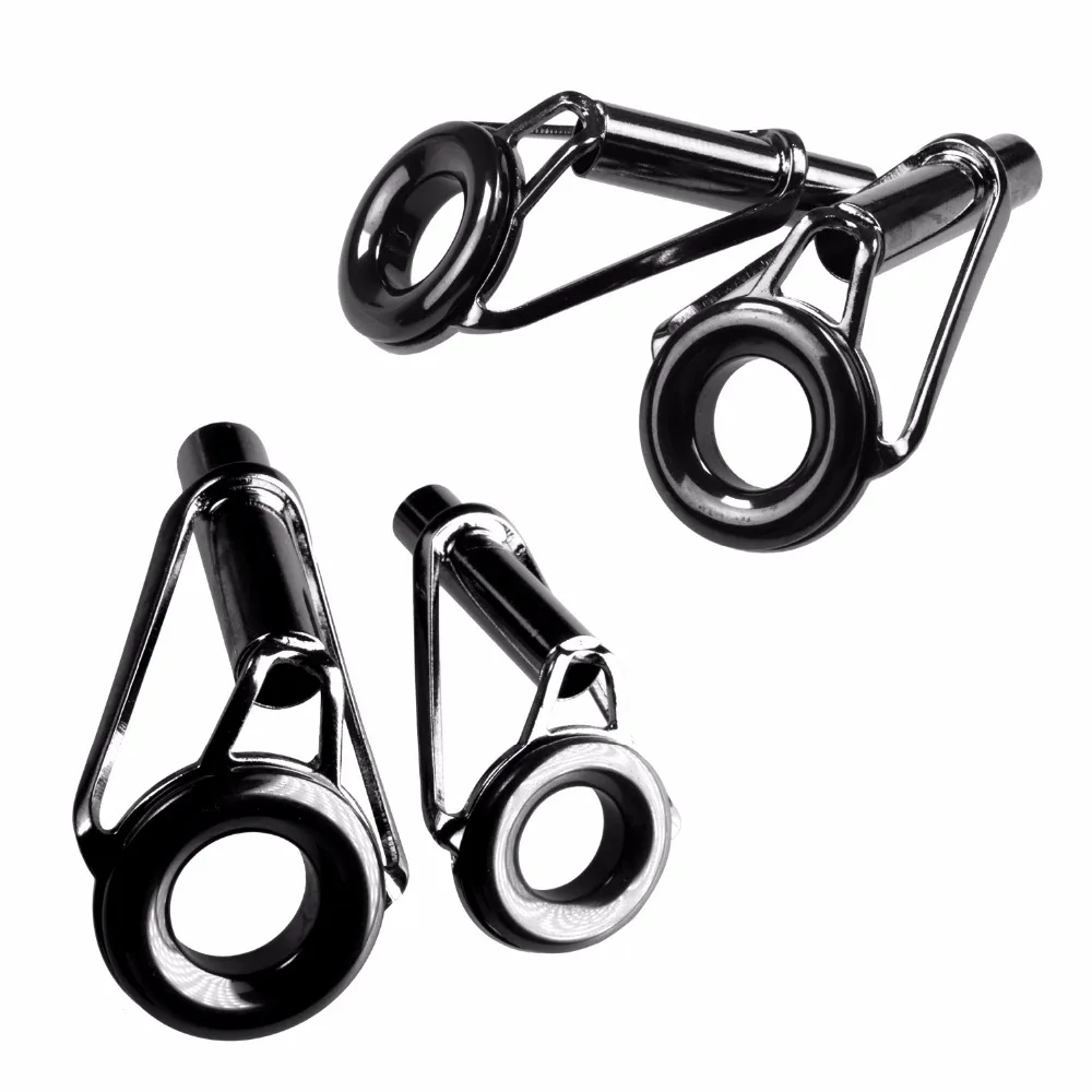 THKFISH 40pcs Fishing Rod Tip Tops Repair Kit Double