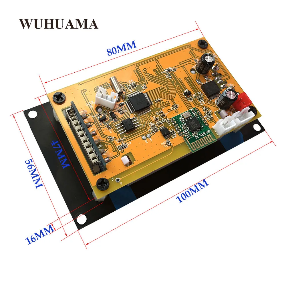 Bluetooth Сенсорный светодиодный MP3 декодирующая плата модуль w/SD слот для карт/USB/FM/пульт дистанционного управления 12 В HIFI MP3/WMA аудио Плата цифровой SD/MMC