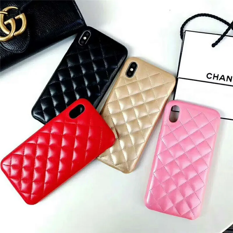 

New Fashion Leather Case Cover for iphone XSMax XR XS X Luxury Metal Logo Brand Back Cover for iphone 6 6S 7 8 Plus Capa Fundas