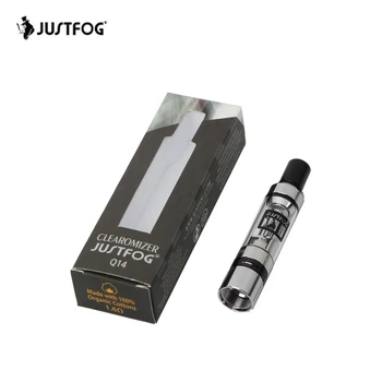 

Original JUSTFOG Q14 Clearomizer Pyrex Glass 1.8ml Tank Atomizer with 1.6ohm Coil Head for Q14 Battery Electronic Cigarette