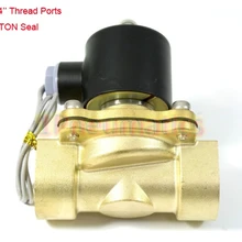 3/" порты Электрический Соленоидный клапан VITON Вода Воздух N/C DC12V Соленоидный клапан FKM уплотнение высокой температуры