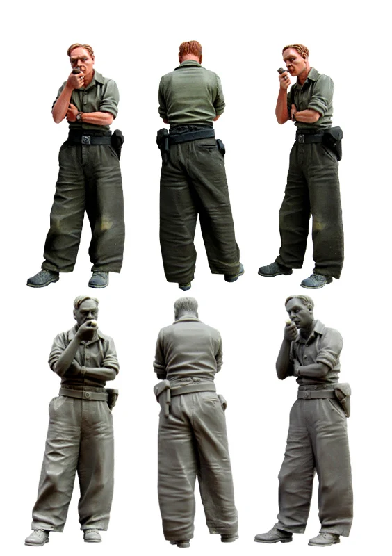 

1:35 scale resin model kit resin figure model soldier D0071