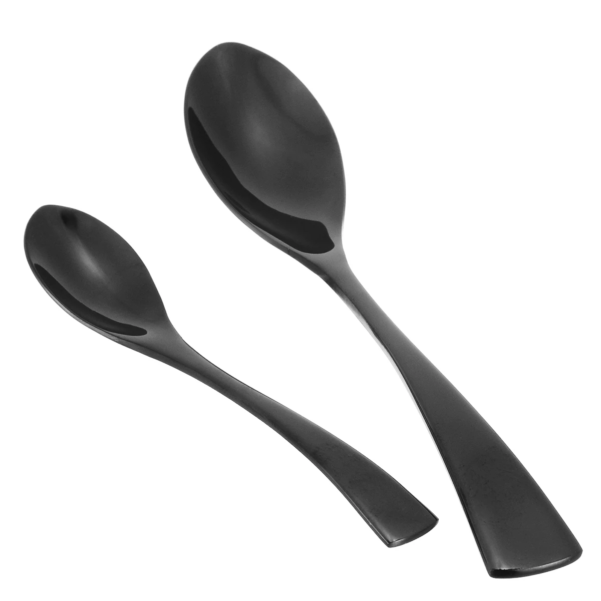 4pcs Stainless Steel Black Cutlery Set Wholesale Cutlery Fork Spoon Teaspoon For Kitchen Dinnerware Tableware