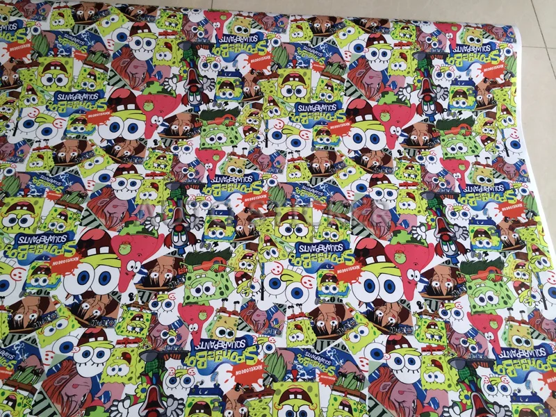 cute cartoon sticker bomb car wrap 10