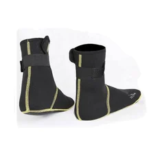 3 мм Неопреновая нескользящая обувь для подводного плавания носки для подводного плавания ботинки с царапинами утепленный зимний купальный Приморский гидрокостюм