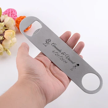 

Set of 20 Personalized Wedding Bottle Openers Bachelor Party Beer Opener Customized Name & Date Wedding Souvenir Thank You Gift