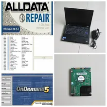 Top-rated software alldata + Mithcell Sob Demanda 2015 para auto reparação de software em 1000 gb hdd instalado em super rápido laptop t410