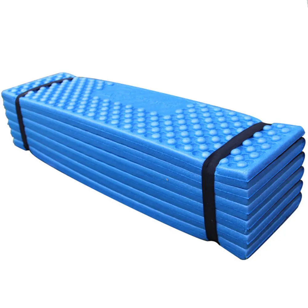 185*56 см походный коврик Сверхлегкий коврик для кемпинга из пеноматериала сиденье Складная Пляжная палатка коврик для пикника коврик водонепроницаемый наружный матрац - Цвет: Blue