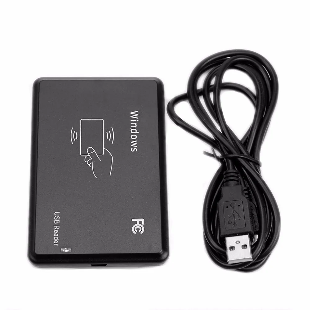 

For USB RFID Contactless Proximity Sensor Smart ID Card Reader 125Khz EM4100 Window7 C26