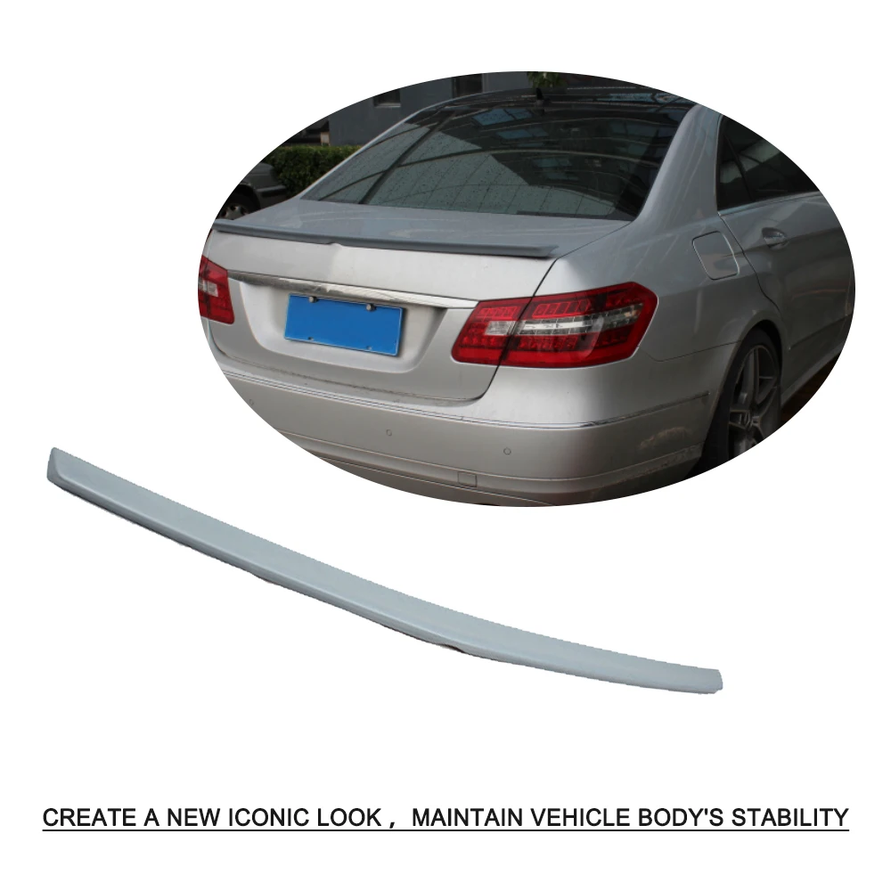 201015 Mercedes E CLASS E350 E500 E550 REAR 2 DOOR TRUNK SPOILER BLACK