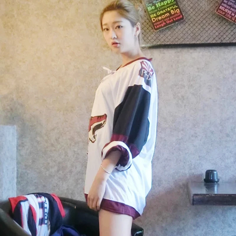Coyotes Embroidery Man women Justin Bieber World Tour same style design Fashion jersey hockey sleeves
