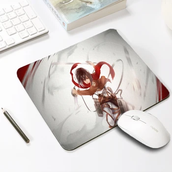 

Mairuige Anime Soft Mats Attack on Titan Mikasa Ackerman Mouse Pad Mats Pc Game Keyboard Notebook Mice Mats Pads Table Mousepad