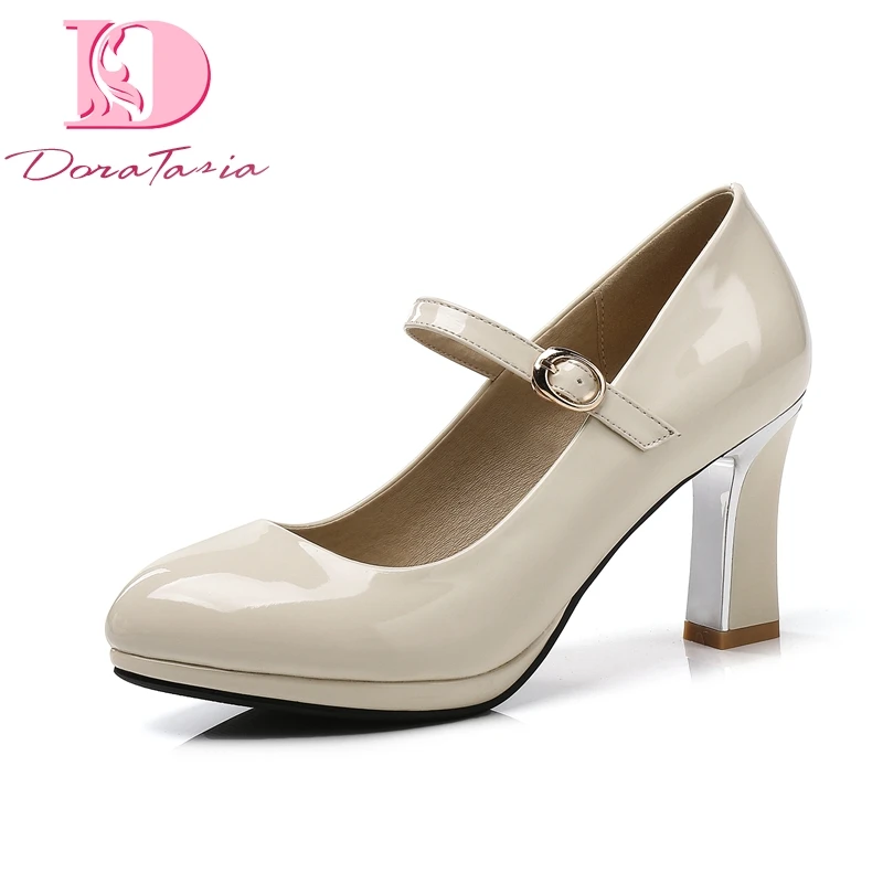

Doratasia Brand New Big Size 43 Top Quality Elegant Lady Office Party High Heels women's Shoes Woman Fashion Mary Janes Pumps