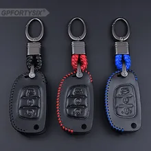 Автомобильный Чехол-держатель из натуральной кожи для hyundai i20 i30 IX25 IX35 Tucson Verna Solaris Elantra Accent