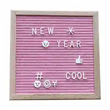 10x10 дюймов войлочная тканевая доска для сообщений домашний Декор деревянный график Современная доска для досок доска для объявлений