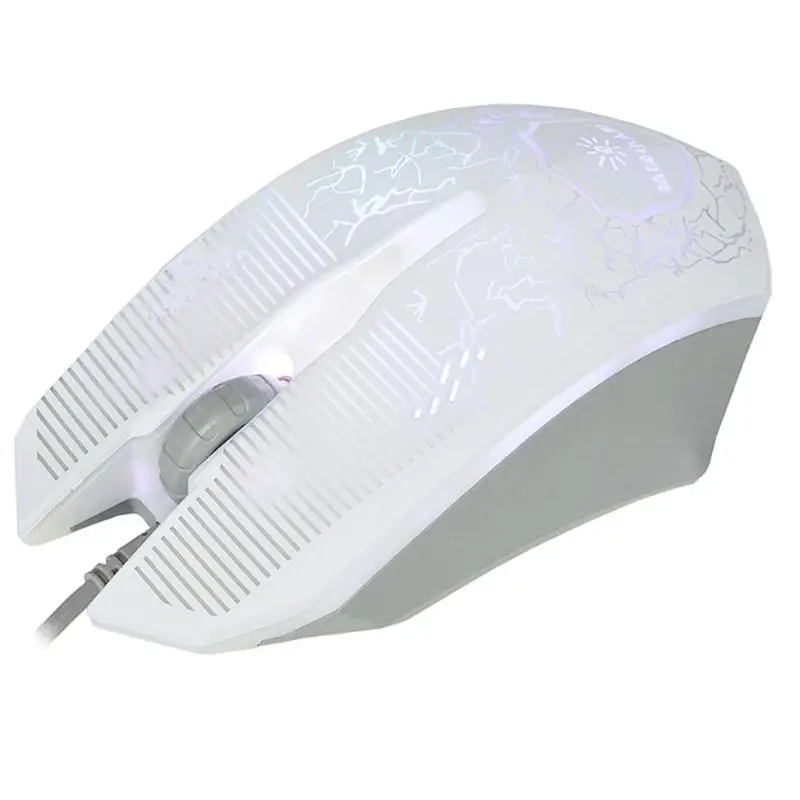 SUNROSE G7PRO 1600 точек/дюйм светящаяся USB Проводная мышь 3 Регулируемое разрешение осветительные Игровые мыши для настольного компьютера ноутбука