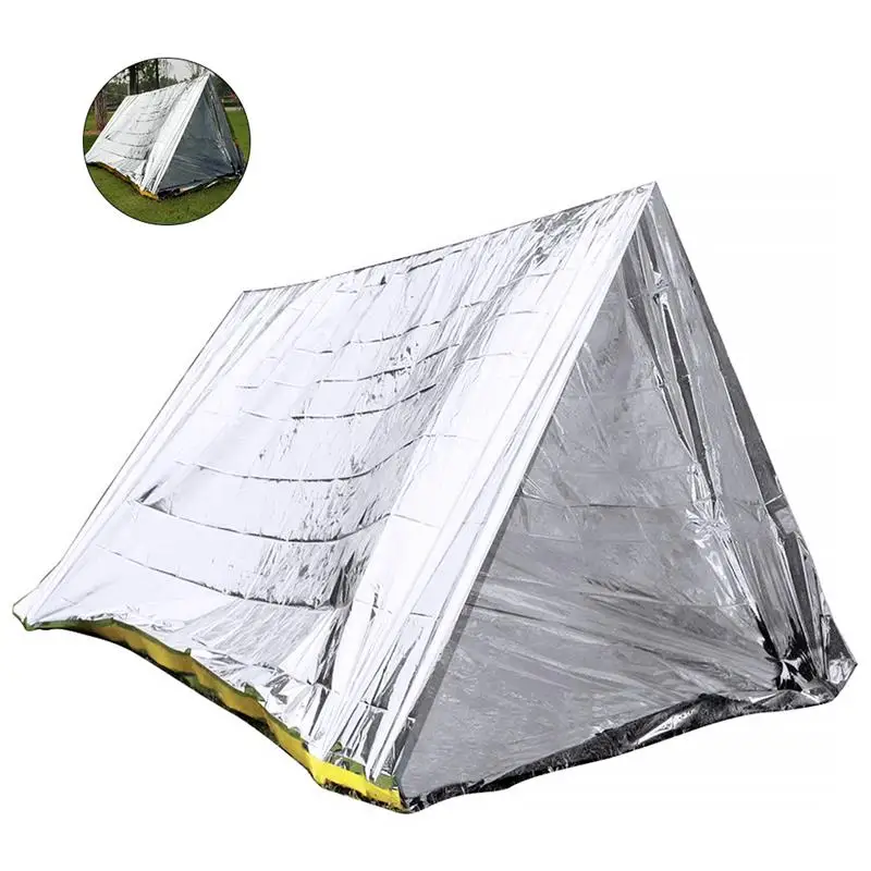 

RUNACC Outdoor Survival Tent Emergency Tent Shelter Hiking Camping tent outdoor emergency tent for Cycling Camping Survival