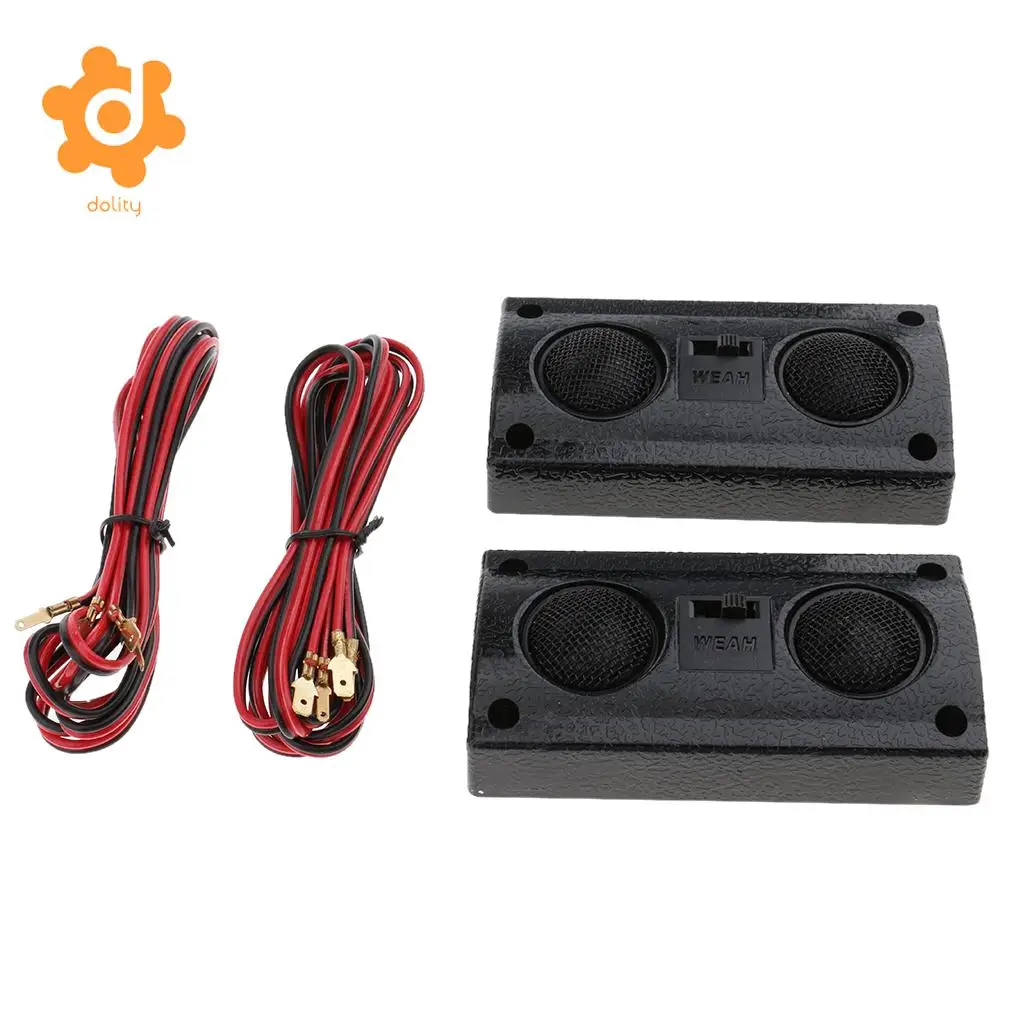 1 Pair High Sound Quality Car Stereo Audio System Dual Speaker Mixed Color
