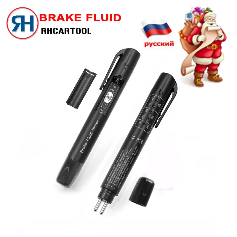 

Brake Fluid Tester 5 LED Car Vehicle Automotive Testing Tool Battery Test Indicator Pen Car Vehicle Diagnostic Tools Detector