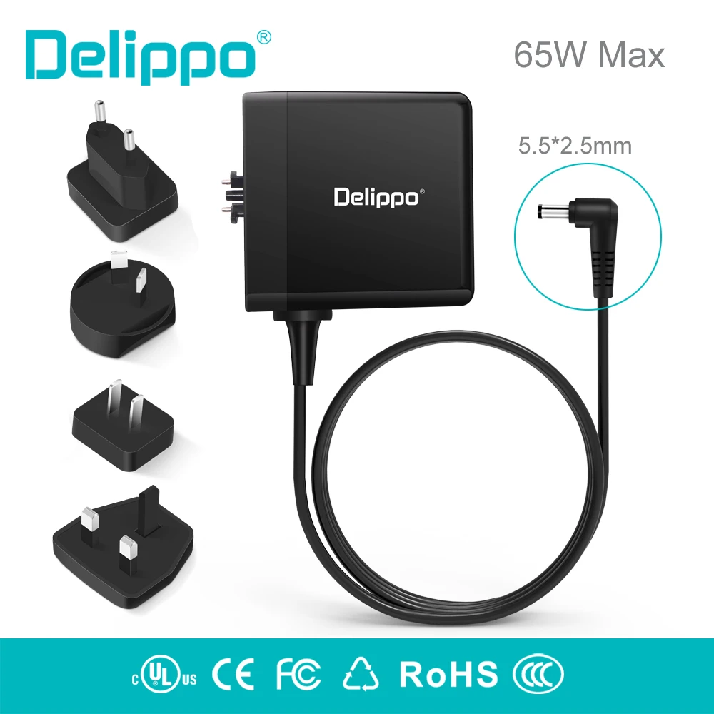 19V 3.42A 65W 5 5*2 5mm адаптер для ноутбука ADP-65DW A ADP-65AW AC зарядное устройство Asus X550C A450C Y481C