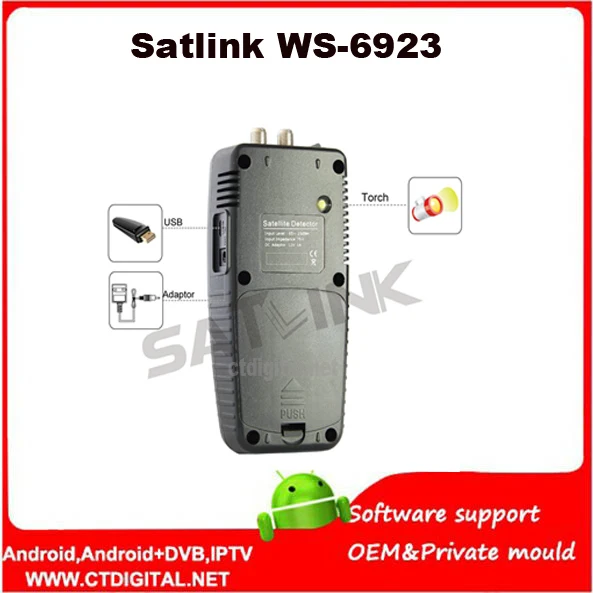 Цифровой спутниковый искатель Satlink 2 1 дюйма sat link WS6923 аналог ws6933|lcd text display|lcd display